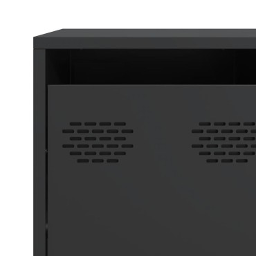 vidaXL Ντουλάπι Μαύρο 135x39x103,5cm από Χάλυβα Ψυχρής Έλασης 1 τεμ.