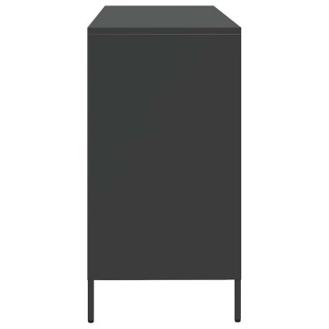 vidaXL Ντουλάπι Μαύρο 135x39x73,5cm από Χάλυβα Ψυχρής Έλασης 1 τεμ.