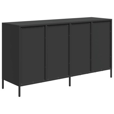 vidaXL Ντουλάπι Μαύρο 135x39x73,5cm από Χάλυβα Ψυχρής Έλασης 1 τεμ.