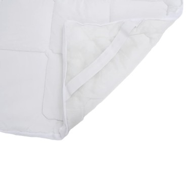vidaXL Προστατευτικό στρώματος Λευκό 90x220cm - Μονό