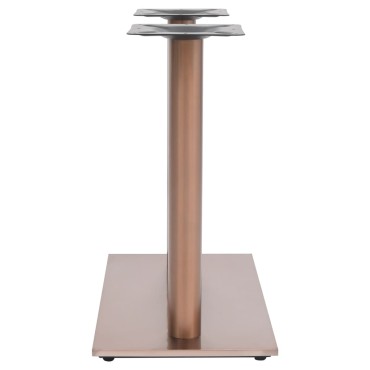 vidaXL Πόδι Τραπεζιού Bistro Μπρονζέ 70x40x72cm από Ανοξείδωτο Ατσάλι 1 τεμ.