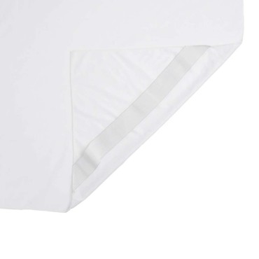 vidaXL Προστατευτικό στρώματος Λευκό 160x220cm Αδιάβροχο - Διπλό