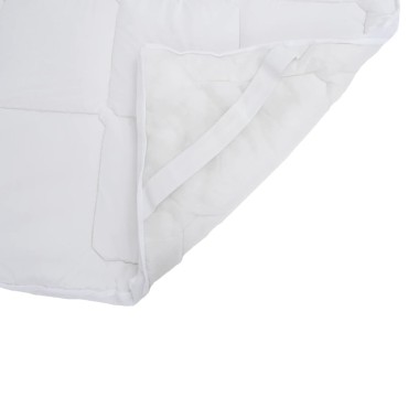 vidaXL Προστατευτικό στρώματος Λευκό 200x220cm - Διπλό