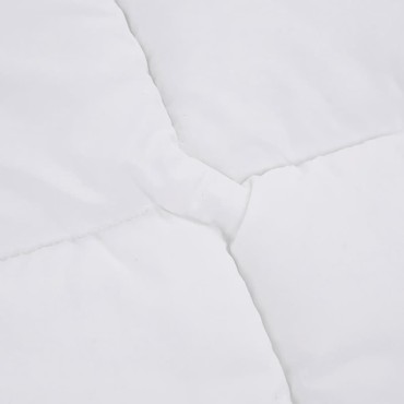 vidaXL Προστατευτικό στρώματος Λευκό 100x220cm - Μονό