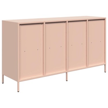 vidaXL Ντουλάπι Ροζ 135x39x73,5cm από Χάλυβα Ψυχρής Έλασης 1 τεμ.