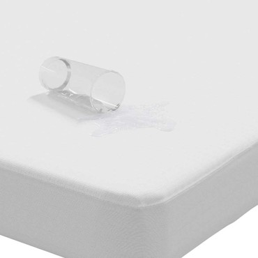 vidaXL Προστατευτικό στρώματος Λευκό 90x190cm Αδιάβροχο - Μονό