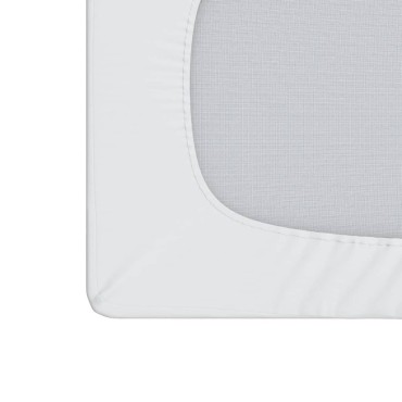 vidaXL Προστατευτικό στρώματος Λευκό 160x220cm Αδιάβροχο - Διπλό