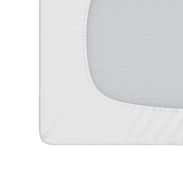 vidaXL Προστατευτικό στρώματος Λευκό 160x200cm Αδιάβροχο - Διπλό