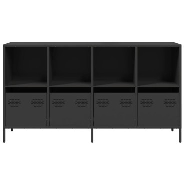 vidaXL Ντουλάπι Μαύρο 135x39x73,5cm από Χάλυβα Ψυχρής Έλασης 1 τεμ.
