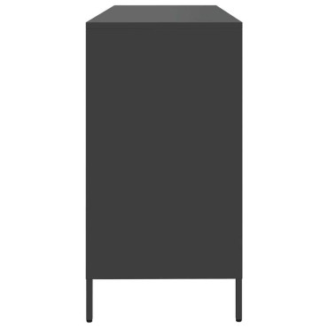 vidaXL Ντουλάπι Μαύρο 135x39x73,5cm από Χάλυβα Ψυχρής Έλασης 1 τεμ.