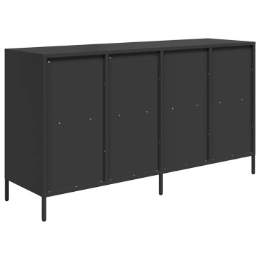 vidaXL Ντουλάπι Μαύρο 135x39x73,5cm από Χάλυβα Ψυχρής Έλασης 1 τεμ.