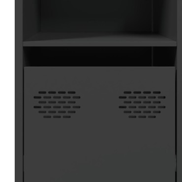 vidaXL Ντουλάπι Μαύρο 135x39x73,5cm από Χάλυβα Ψυχρής Έλασης 1 τεμ.