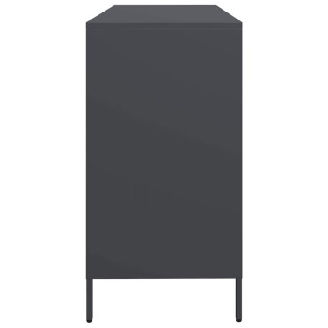 vidaXL Ντουλάπι Ανθρακί 135x39x73,5cm από Χάλυβα Ψυχρής Έλασης 1 τεμ.