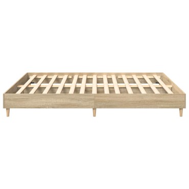 vidaXL Πλαίσιο κρεβατιού χωρίς στρώμα 180x200cm Επεξεργασμένο Ξύλο 1 τεμ. - Διπλό