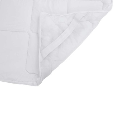 vidaXL Προστατευτικό στρώματος Λευκό 90x190cm - Μονό
