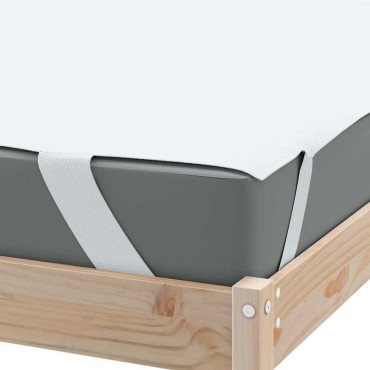 vidaXL Προστατευτικό στρώματος Λευκό 120x220cm Αδιάβροχο