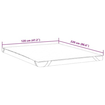 vidaXL Προστατευτικό στρώματος Λευκό 120x220cm Αδιάβροχο