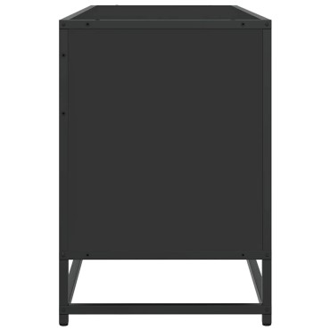 vidaXL Έπιπλο Τηλεόρασης Μαύρο 150x35x41cm Επεξεργ. Ξύλο / Μέταλλο