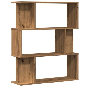 vidaXL Ντουλάπι βιβλίων Artisan Oak 80x24x96cm Κατασκευασμένο ξύλο 1 τεμ.