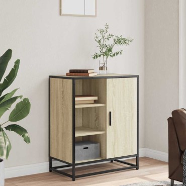 vidaXL Sideboard Sonoma Oak 62x35x76cm Κατασκευασμένο ξύλο 1 τεμ.