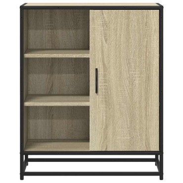 vidaXL Sideboard Sonoma Oak 62x35x76cm Κατασκευασμένο ξύλο 1 τεμ.