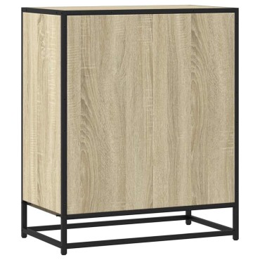 vidaXL Sideboard Sonoma Oak 62x35x76cm Κατασκευασμένο ξύλο 1 τεμ.
