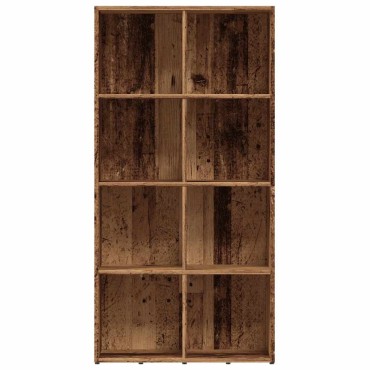 ντουλάπι βιβλίων vidaXL Παλιό ξύλο 66x30x130cm Κατασκευασμένο ξύλο