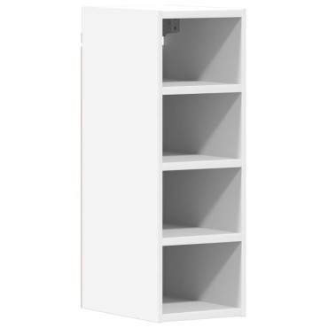 vidaXL κρεμαστό ντουλάπι Riga Λευκό 20x29,5x60cm Ξύλινη κατασκευή 1 τεμ.