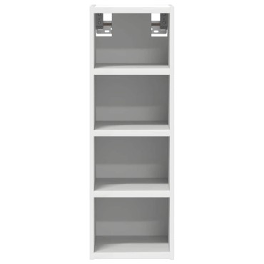 vidaXL κρεμαστό ντουλάπι Riga Λευκό 20x29,5x60cm Ξύλινη κατασκευή 1 τεμ.