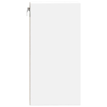 vidaXL κρεμαστό ντουλάπι Riga Λευκό 20x29,5x60cm Ξύλινη κατασκευή 1 τεμ.