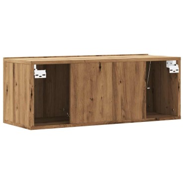 vidaXL Επίτοιχο ντουλάπι τηλεόρασης Artisan Oak 80x30x30cm