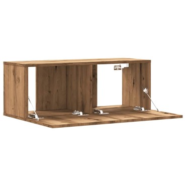 vidaXL Επίτοιχο ντουλάπι τηλεόρασης Artisan Oak 80x30x30cm