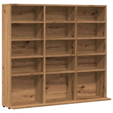 vidaXL Ντουλάπι CD Artisan Oak 100x23x89,5cm Κατασκευασμένο ξύλο 1 τεμ.