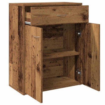 vidaXL Sideboard Παλιό ξύλο 60x30x75cm Ξύλο μηχανής 1 τεμ.