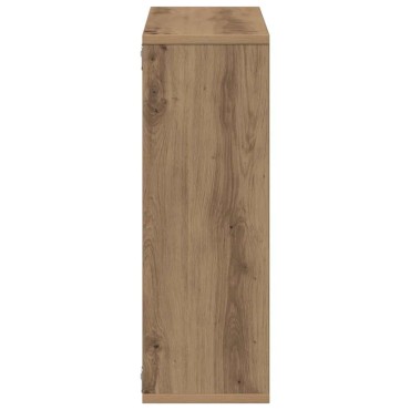 vidaXL Ράφι τοίχου Artisan Oak 104x20x58,5cm Κατασκευασμένο ξύλο 1 τεμ.