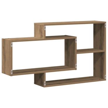 vidaXL Ράφι τοίχου Artisan Oak 104x20x58,5cm Κατασκευασμένο ξύλο 1 τεμ.