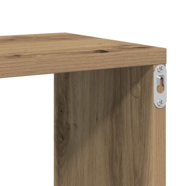 vidaXL Ράφι τοίχου Artisan Oak 104x20x58,5cm Κατασκευασμένο ξύλο 1 τεμ.