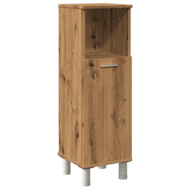 vidaXL Ντουλάπι Μπάνιου Τεχνίτης Δρυς 30x30x95cm Επεξεργασμένο Ξύλο
