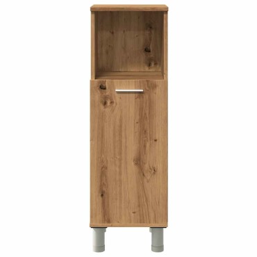 vidaXL Ντουλάπι Μπάνιου Τεχνίτης Δρυς 30x30x95cm Επεξεργασμένο Ξύλο
