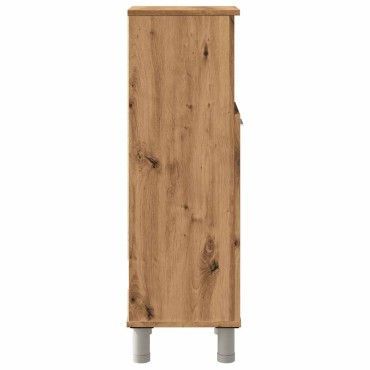 vidaXL Ντουλάπι Μπάνιου Τεχνίτης Δρυς 30x30x95cm Επεξεργασμένο Ξύλο