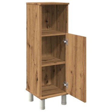 vidaXL Ντουλάπι Μπάνιου Τεχνίτης Δρυς 30x30x95cm Επεξεργασμένο Ξύλο