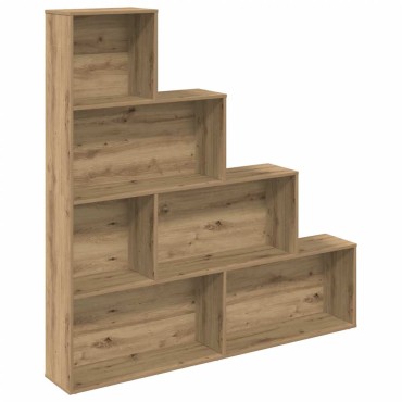 vidaXL Ντουλάπι βιβλίων Artisan Oak 157x24x160cm Κατασκευασμένο ξύλο 1 τεμ.