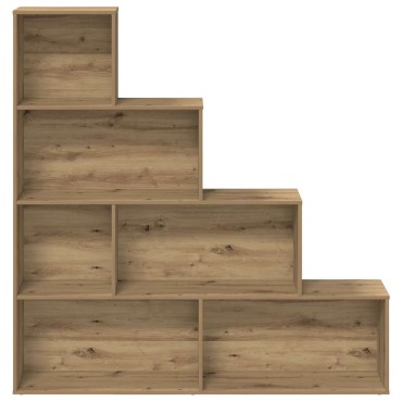 vidaXL Ντουλάπι βιβλίων Artisan Oak 157x24x160cm Κατασκευασμένο ξύλο 1 τεμ.