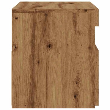 ντουλάπι τηλεόρασης vidaXL με φώτα LED Artisan Oak Κατασκευασμένο ξύλο 60x35x40 cm