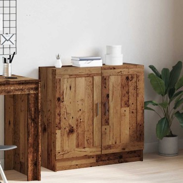 vidaXL Βιβλιοθήκη Παλιό Ξύλο 82,5x30,5x80cm Μοριοσανίδα 1 τεμ.