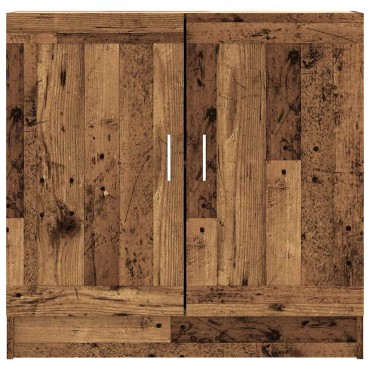 vidaXL Βιβλιοθήκη Παλιό Ξύλο 82,5x30,5x80cm Μοριοσανίδα 1 τεμ.