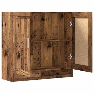 vidaXL Βιβλιοθήκη Παλιό Ξύλο 82,5x30,5x80cm Μοριοσανίδα 1 τεμ.