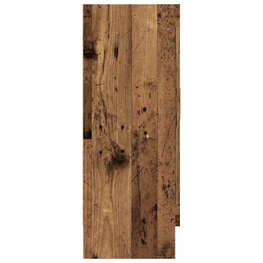 vidaXL Βιβλιοθήκη Παλιό Ξύλο 82,5x30,5x80cm Μοριοσανίδα 1 τεμ.