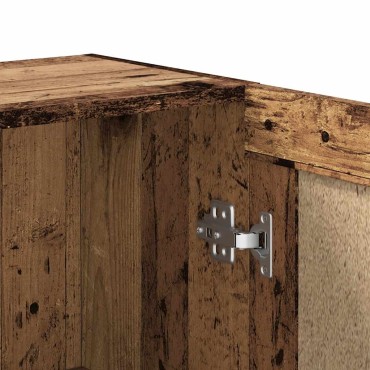 vidaXL Βιβλιοθήκη Παλιό Ξύλο 82,5x30,5x80cm Μοριοσανίδα 1 τεμ.