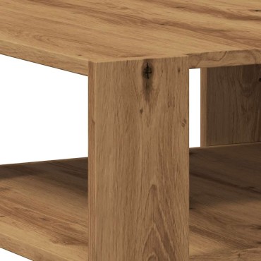 vidaXL Τραπεζάκι σαλονιού Artisan Oak 58x58x40cm Κατασκευασμένο ξύλο 1 τεμ.